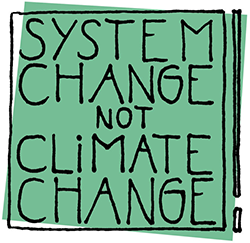 Logo von System Change not Climate Change
